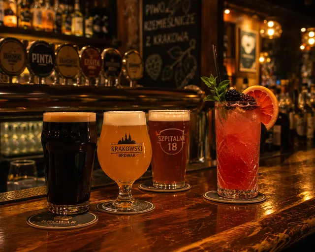 Craft beer and cocktails in Krakow