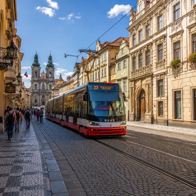 Getting around Krakow by tram